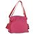 Borsa a tracolla LOEWE Flamenco in pelle rosa argento Auth 192107A
