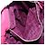 Borsa a tracolla LOEWE Flamenco in pelle rosa argento Auth 192107A - vista 27