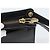 Céline CELINE Clutch Bag Leder Schwarz Gold Auth ep15100 Golden - Ansicht 9