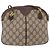 Borsa GUCCI GG Supreme Web Sherry Line in PVC Beige Oro 904 02 047 Auth BA14476 D'oro - vista 2