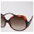 FENDI COLD INSERT Sonnenbrille Kunststoff Braun Auth SW2609  - Ansicht 4