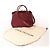 Borsa 2Way Louis Vuitton Montaigne MM Monogram Empreinte in Burgundy M43258 Bordò - vista 12