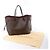 Borsa a tracolla Louis Vuitton Neverfull GM Damier Ebene Marrone N51106 Rosso - vista 16