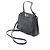 Mini borsa a mano 2Way in pelle Fendi Peekaboo nera 8BN227 Marrone - vista 2