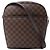 Borsa a tracolla Louis Vuitton Ipanema GM Damier Ebene marrone N51292 Rosso
