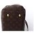 Borsa 2Way Louis Vuitton Montaigne MM in Monogram Canvas marrone M41056 Bordò - vista 11