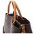 Borsa 2Way Louis Vuitton Montaigne MM in Monogram Canvas marrone M41056 Bordò - vista 3