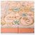 Foulard in seta Hermès Carré 90 "JOUVENCE" Arancione - vista 6