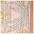 Foulard in seta Hermès Carré 90 "JOUVENCE" Arancione - vista 9