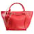 Céline CELINE Big Bag Small Leather 2way Handbag in rosso