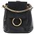Chloé Zaino Chloe Faye in pelle e scamosciato nero Beige