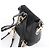 Chloé Zaino Chloe Faye in pelle e scamosciato nero Beige - vista 5