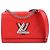 Borsa a Spalla Louis Vuitton Epi Leather Twist MM in Rosso M50523 Rosa