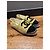 Chanel Metallic-Gewebe Espadrilles Goldbeige Schwarz - Ansicht 2