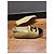 Chanel Metallic-Gewebe Espadrilles Goldbeige Schwarz - Ansicht 7