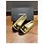 Chanel Metallic-Gewebe Espadrilles Goldbeige Schwarz - Ansicht 8