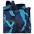 Borsa Tote Prada Camouflage Canapa M a tracolla Blu - vista 11