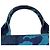 Borsa Tote Prada Camouflage Canapa M a tracolla Blu - vista 13