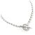 Collar de cadena de bolas GUCCI 602736 J8400 8106 Plata