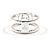 Anello largo Interlocking G GUCCI Argento - vista 2