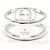 Anello largo Interlocking G GUCCI Argento - vista 3