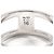 Anello largo Interlocking G GUCCI Argento - vista 4
