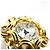 Orecchini a clip dorati Chanel D'oro - vista 4