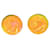 Orecchini a clip Orange Chanel Arancione