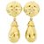 Orecchini a clip dorati Chanel D'oro