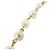 Collana di perle artificiali oro e bianco Chanel D'oro - vista 4