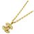 Collana Chanel dorata con pendente D'oro
