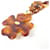 Collana Chanel marrone  - vista 4