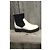 Free Lance Oly Synth Botines Chelsea Charol Negro Blanco - vista 12