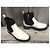 Free Lance Oly Synth Botines Chelsea Charol Negro Blanco - vista 3