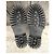 Free Lance Oly Synth Botines Chelsea Charol Negro Blanco - vista 6