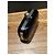 Alexander McQueen Clutch Skull in pelle vernice nera Nero - vista 4