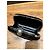 Alexander McQueen Clutch Skull in pelle vernice nera Nero - vista 7