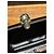 Alexander McQueen Clutch Skull in pelle vernice nera Nero - vista 9