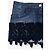 Mini gonna in denim con bordo in pizzo floreale Dolce & Gabbana anni 2000 - vista 3
