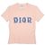Camiseta con estampado de denim 'Dior' Dior by Galliano SS03 Rosa