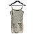 Chanel Tweed-Minikleid Hellgrün/Weiß FR 36