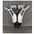 Timeless Sandalias slingback de punta cuadrada en cuero negro/plata Chanel Talla 36 - vista 5