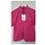 Camicia Zapa rosa con volant maniche corte - vista 10