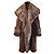 Emanuel Ungaro Laura Graziani Alta Moda Cappotto Couture En Tejidos Ungaro Première Paris Castaño - vista 2