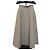 Valentino Falda Maxi de Lino Beige