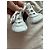 Scarpine Gucci mis.17 in pelle bianca con strisce Web Bianco Rosso Verde - vista 9