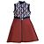 Louis Vuitton Runway Kleid Geometrisches Muster Braun Schwarz Weiß Rot Orange