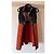Louis Vuitton Runway Kleid Geometrisches Muster Braun Schwarz Weiß Rot Orange - Ansicht 5