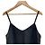 Autre Marque Col Pierrot Satin Camisole Schwarz - Ansicht 3