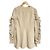 Autre Marque Strickpullover mit Plissee-Details CELFORD Beige Roh